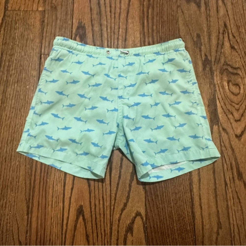 Bermies reactive kids swim trunks shark print- Size 8